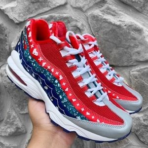 Nike | Shoes | Nike Air Max 95 Christmas Ugly Sweater Gs | Poshmark
